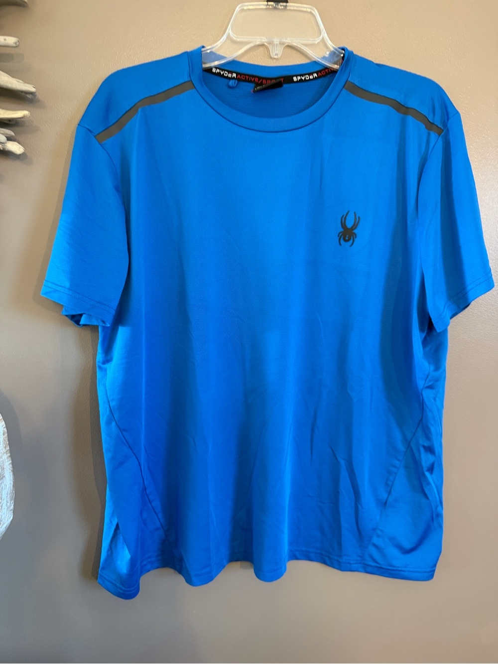 Spyder athletic short sleeve tee in blue